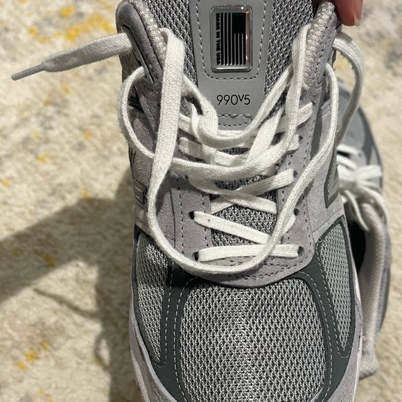 New Balance sneakers 990v5 gray size 8 1/2 - Picture 13 of 15